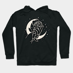 Hand and the moon Hoodie